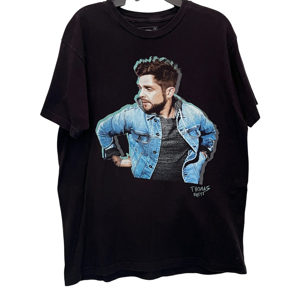 Thomas Rhett Home Team Concert Tour 2017 Black T Shirt Mens Sz Med Music Country